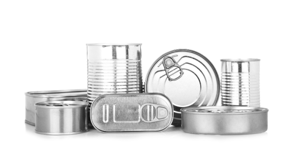 Material de Empaque: Latas